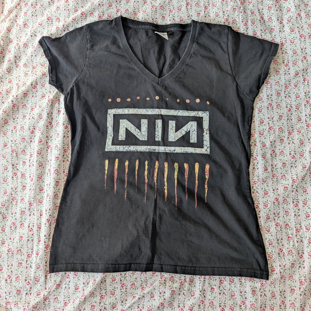NIN/Nine Inch Nails Woman's Fitted T-Shirt - Size M